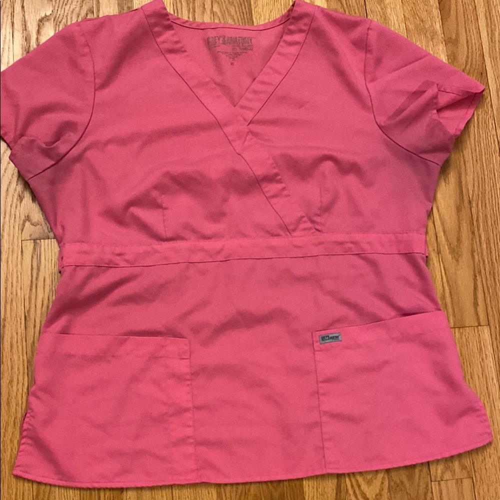 Grey's Anatomy Pink Short Sleeve